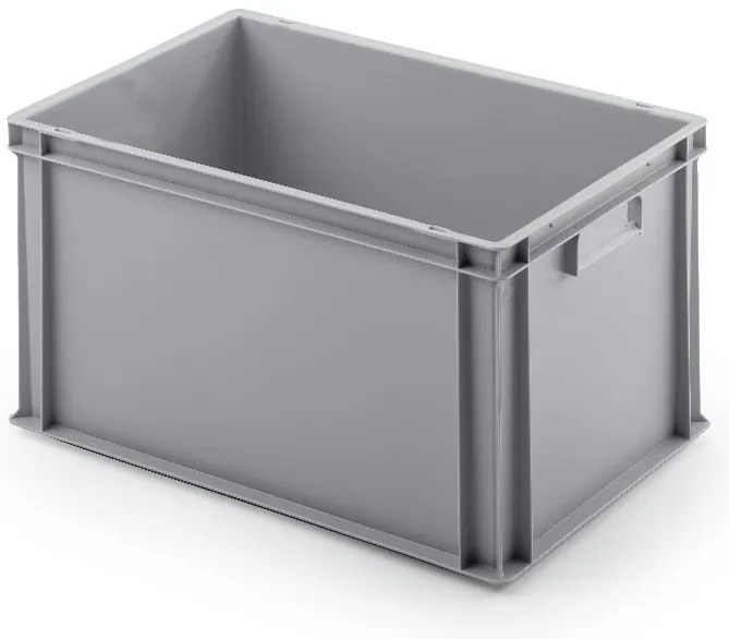 Sada 3 kusov - UNISTA Euro prepravka s uzavretými rukoväťami 64-320 - sivá