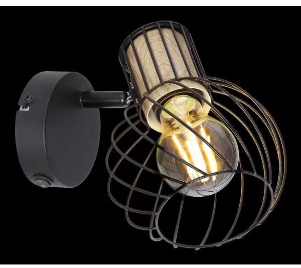 Globo 54012-1S - Nástenné bodové svietidlo LUISE 1xE27/40W/230V