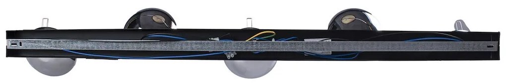 Stropné svietidlo Sfera, 5x biele sklenené tienidlo, b/ch