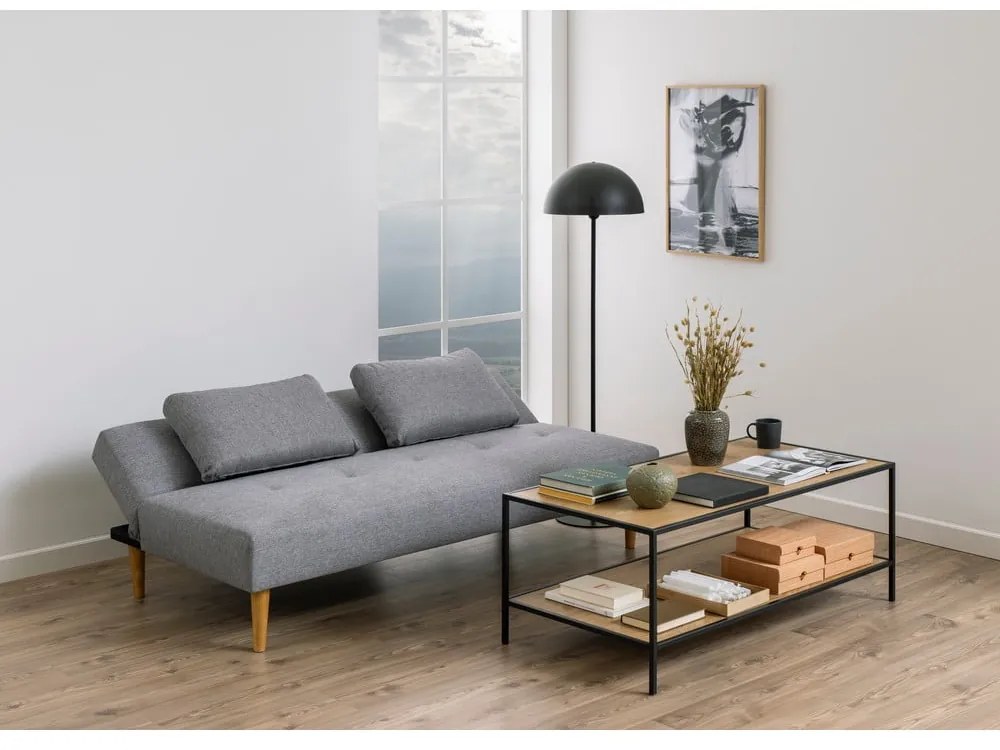 Svetlosivá rozkladacia pohovka Bonami Essentials Matylda