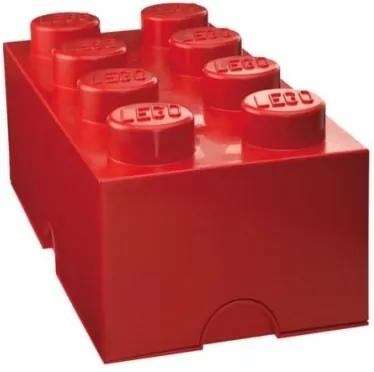 Úložný box na kocky LEGO® červený WORLDS APART LEG2999