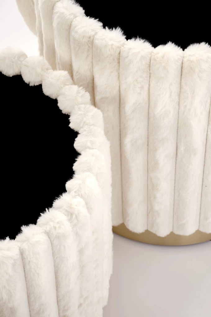 Sada 2 ks taburetů Fido krémová