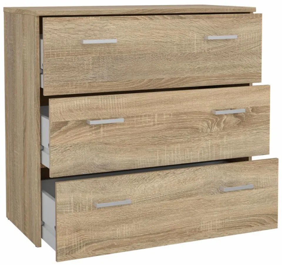 Komoda GARBO 3, dub Sonoma