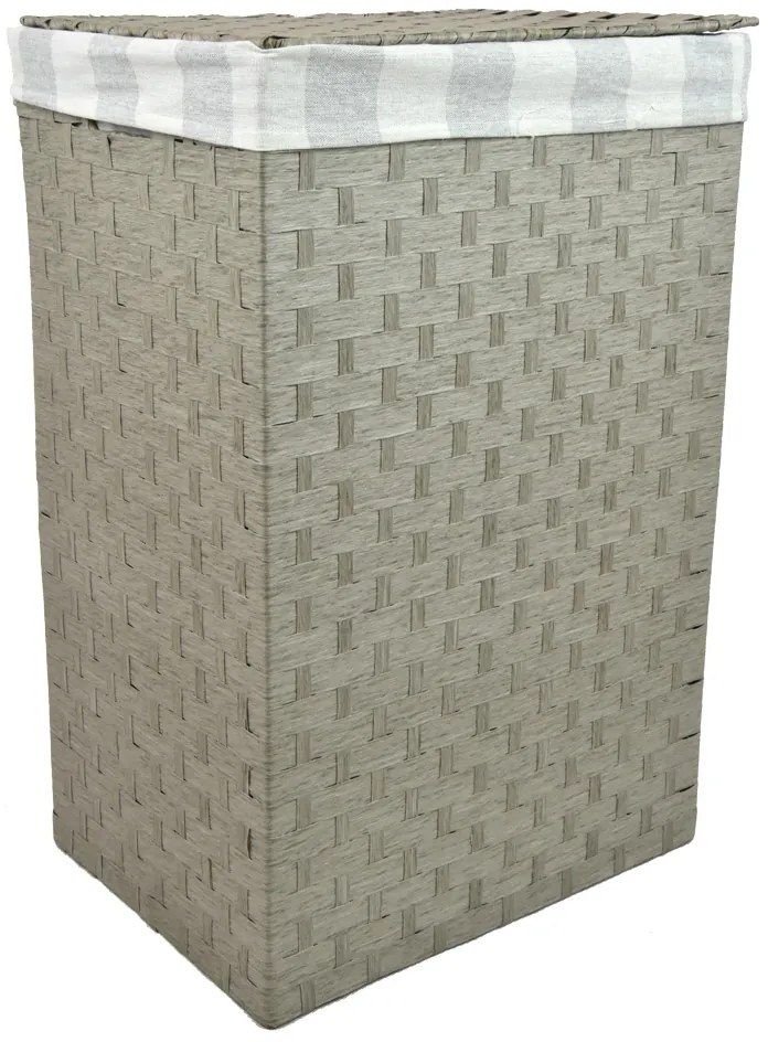 Kôš na bielizeň sivý Rozmery (cm): 40x30, v. 61