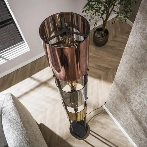 Stojaca lampa 73-45 Lucente 3L Multicolour Glass - Komfort-nábytok