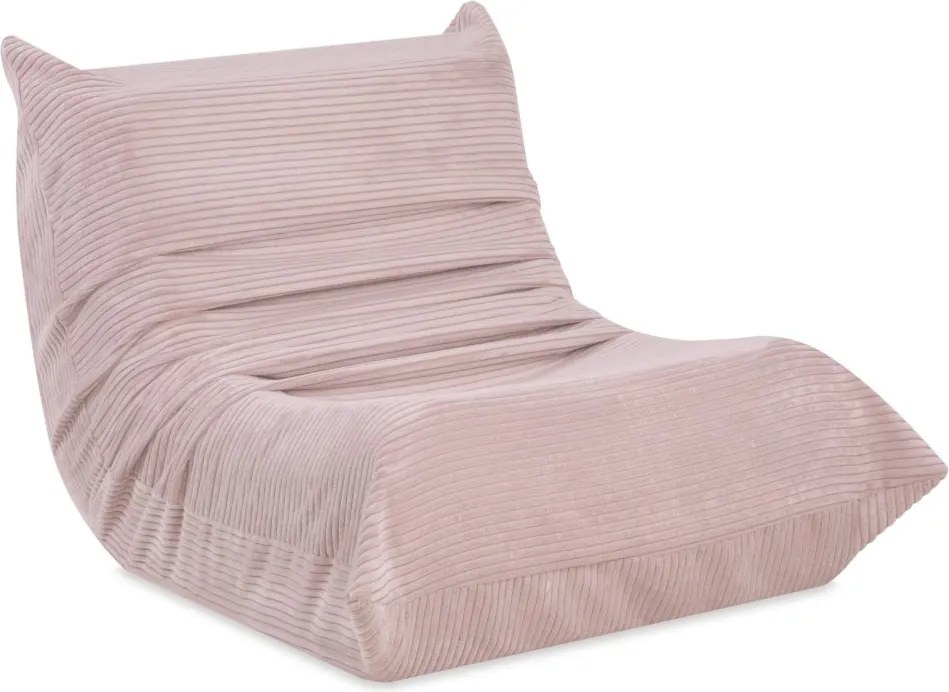 Detské ergonomické kreslo MOONI – svetloružová, prémiový manšester