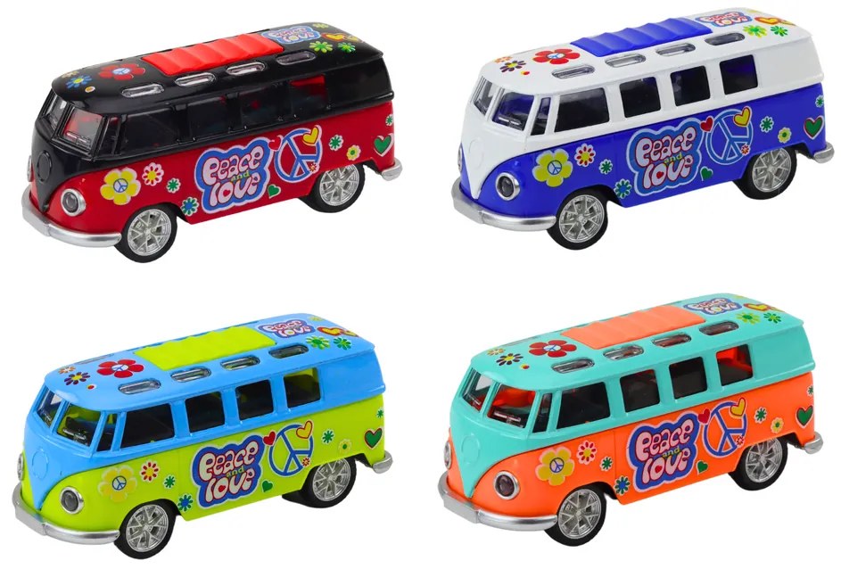 LEAN TOYS Karavan 1:32 kovový, svetlá, zvuky