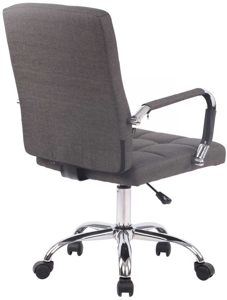 Design-Shop Kancelárska stolička D-Pro látka - Tmavo sivá