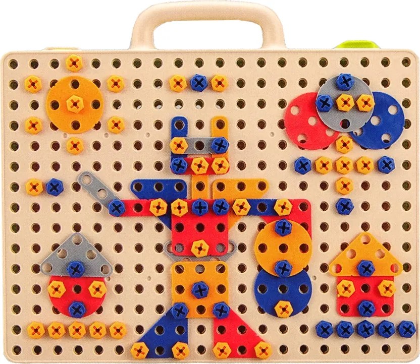 LEAN Toys DIY Dinosaurs Board Set Skrutkovač