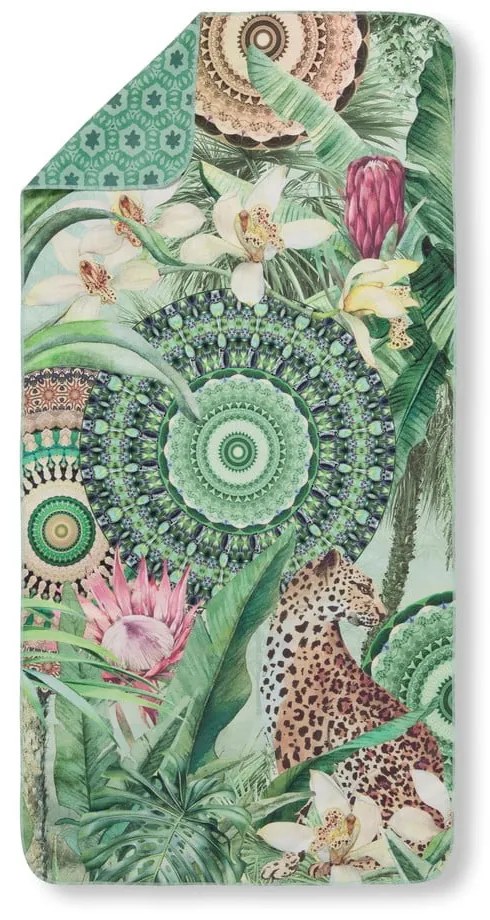 Zelená rýchloschnúca plážová osuška 50x100 cm – HIP