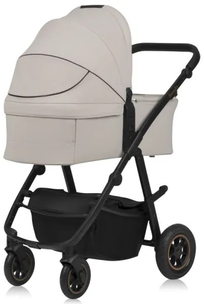 Lionelo - Kombinovaný kočík 2 v 1 AMBER PLUS pieskovo-béžový