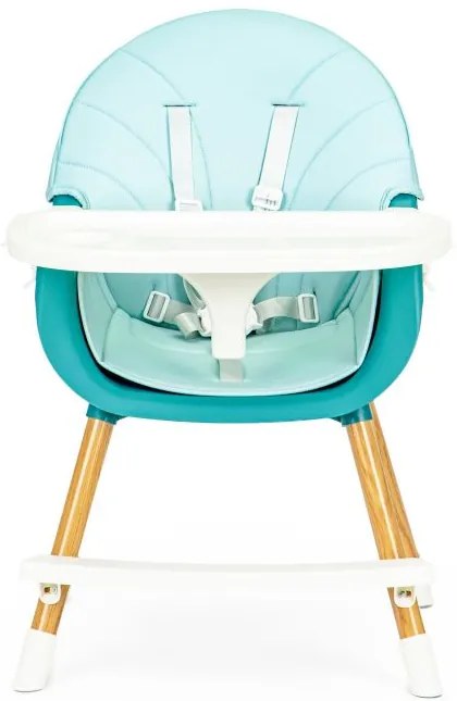 Jedálenská stolička pre deti 2v1 Ecotoys, 004 Blue