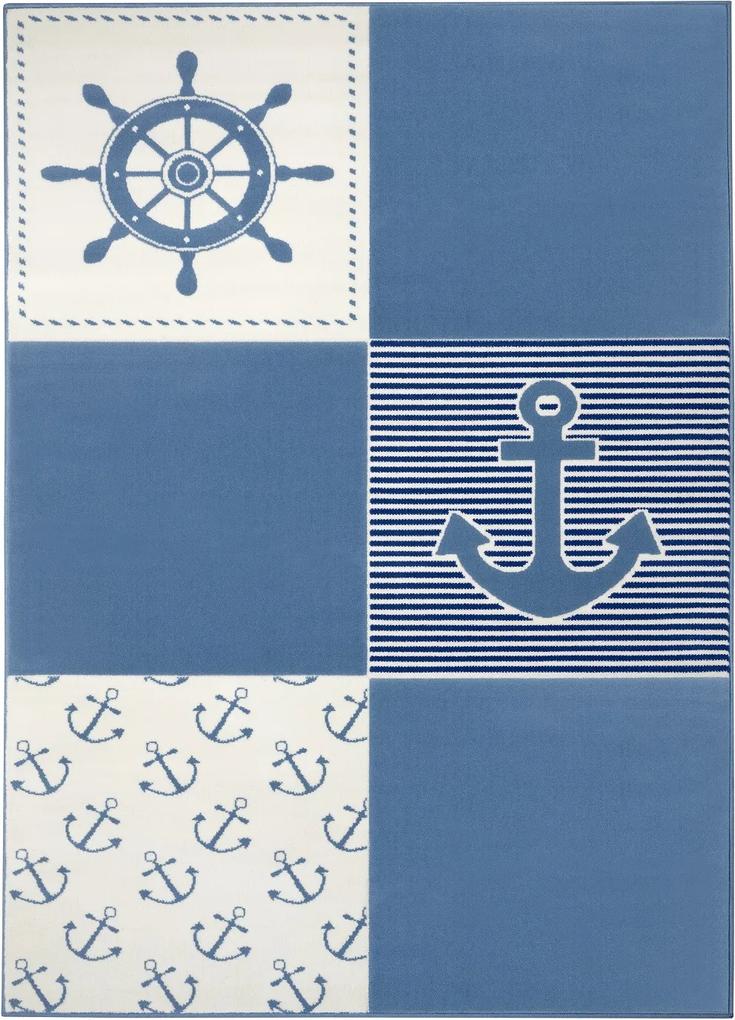 Hanse Home Collection koberce Detský koberec Adventures 104562 Blue - 120x170 cm