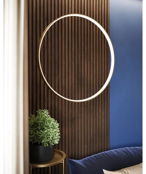 Thoro TH.220 - LED Luster na lanku RIO LED/30W/230V CRI90 3000K pr. 55 cm zlatá