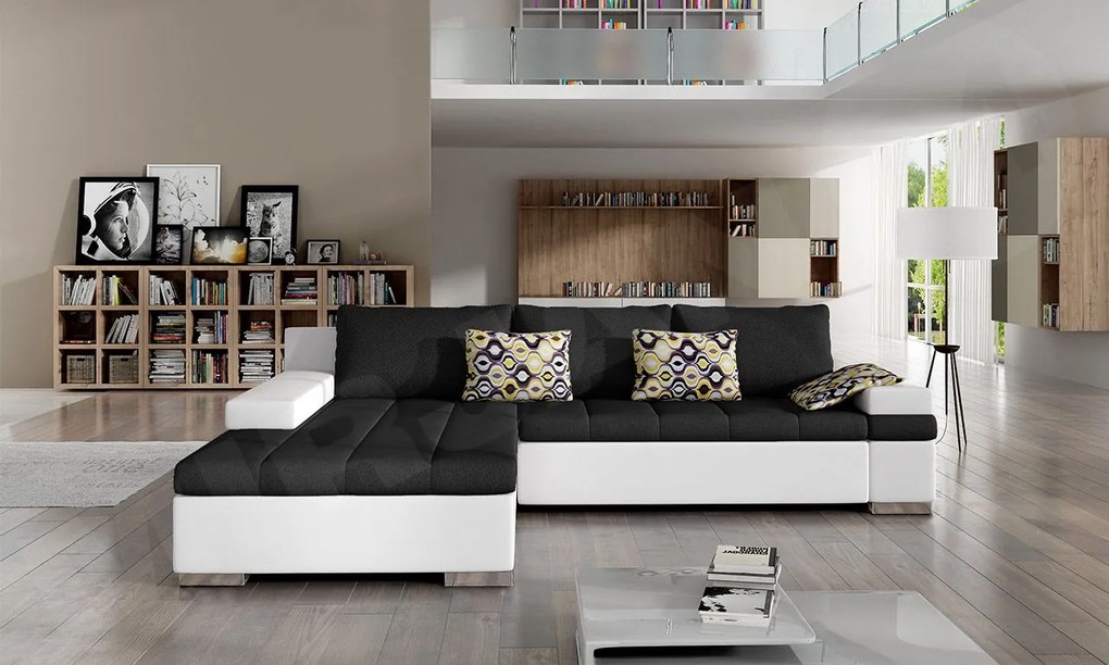 Rohová sedačka Kanton, Dostupné poťahy: Uttario Velvet 2979 + Uttario Velvet 2979 + Senegal 825, Strana: pravá