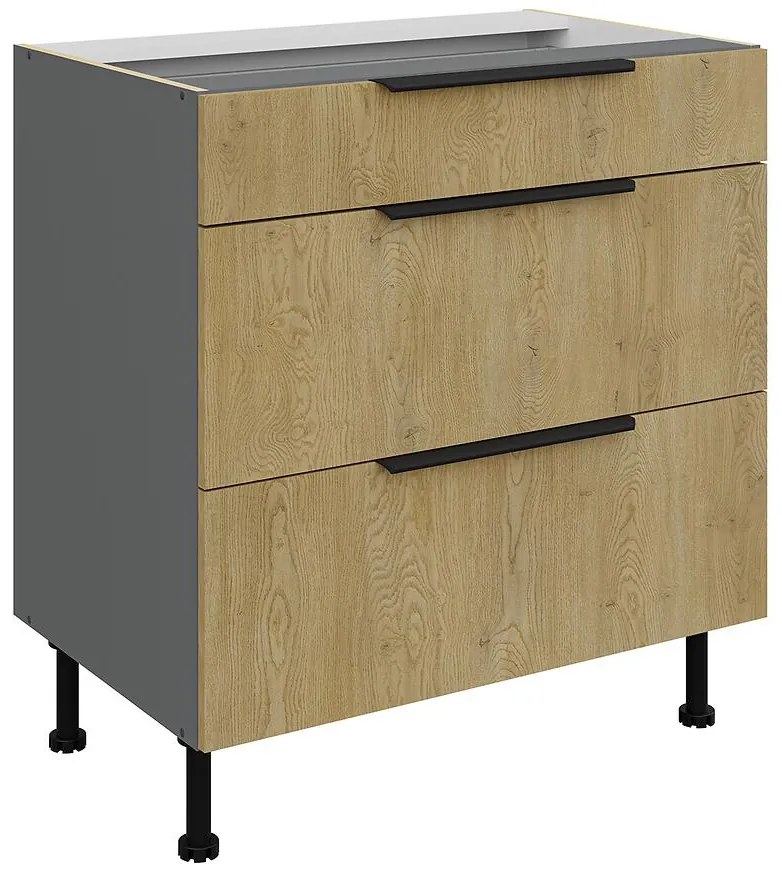 Kuchynská skrinka Cremona Ant 80d 3s Bb