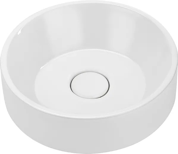 BPS-koupelny Doskové keramické umývadlo Mníchov 6U4S (ø 45x12,5 cm)