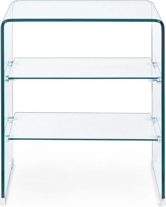 Sklenený odkladací stolík 40x50 cm Iride – Bizzotto