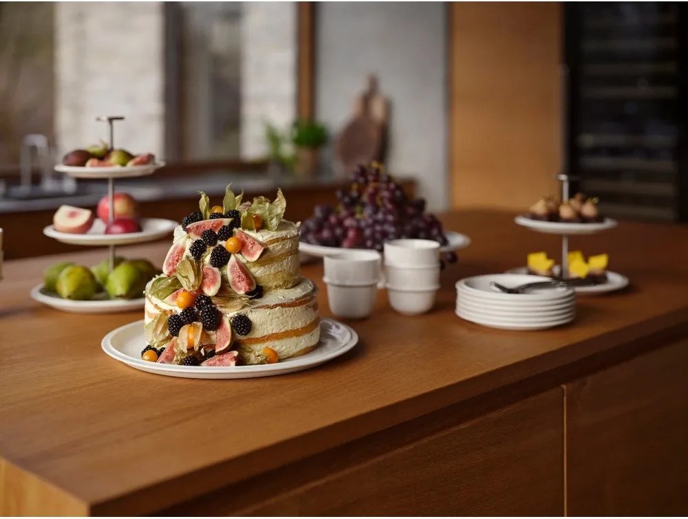 Servírovacia porcelánová tácka ø 32 cm Eau – Zone