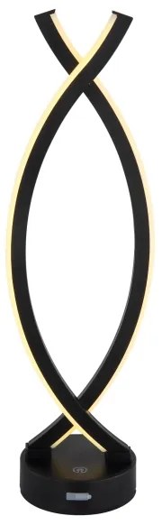 Globo 58457S - LED stmievateľná dotyková stolná lampa HELA LED/1W/3,7V čierna