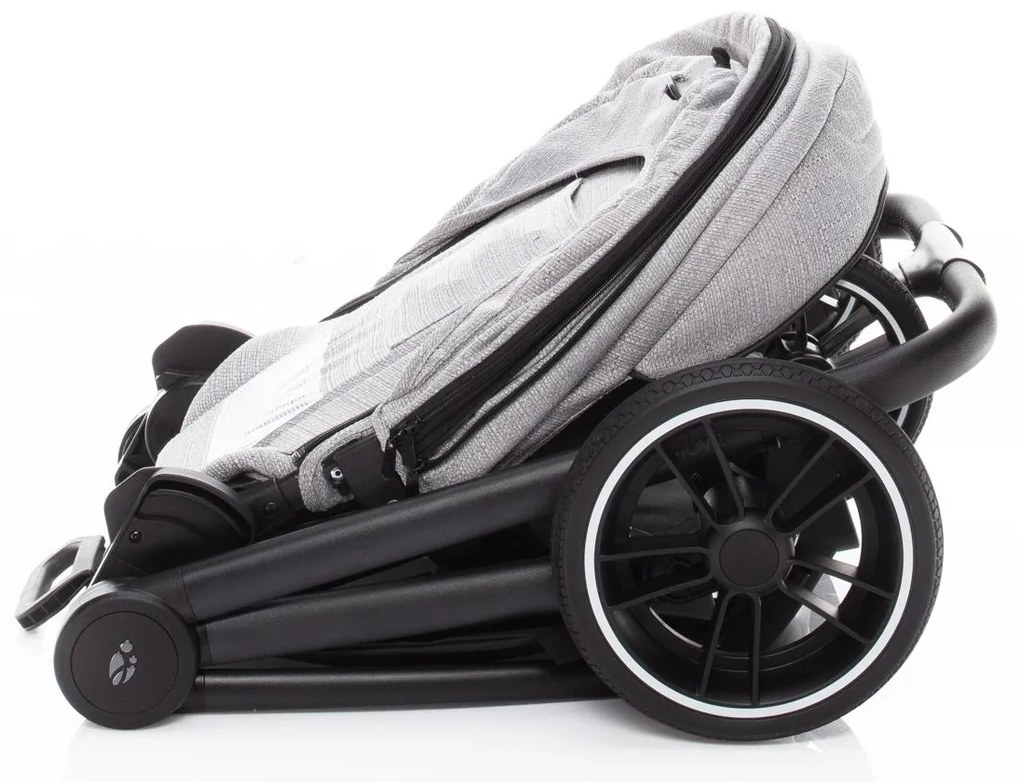 SET kočík Move+ vanička+adaptéry+autosedačka+báza,Silver Grey/Black