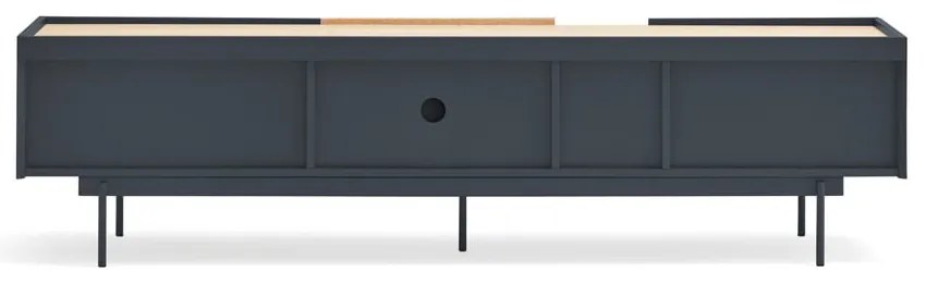 TV stolík v dekore duba v antracitovo-prírodnej farbe 180x45 cm Otto – Teulat