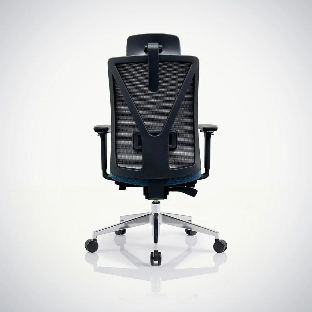 Ergonomická kancelárska stolička tmavomodrá VECTOR