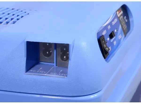 Chladiaci box s displejom 48W/230/12V 25 l modrý