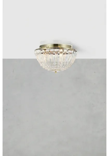 Markslöjd 109031 - Kúpeľňové svietidlo ESTELLE 3xG9/20W/230V priemer 30 cm IP44 mosadz