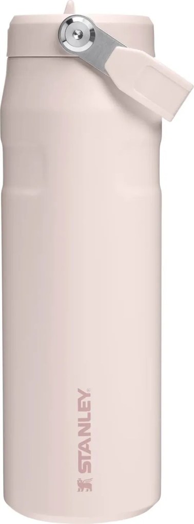 Termo fľaša na vodu so slamkou IceFlow 700 ml ruženín