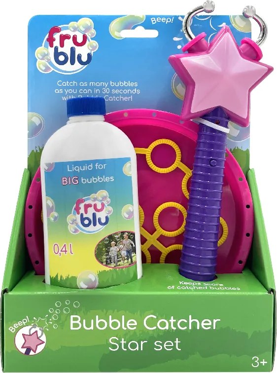 Fru Blu Mydlové bubliny – Lapač bublín HVIEZDA + 400 ml náplň