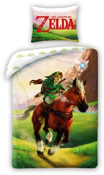 Obliečky Legenda o Zelde 140x200+70x90 Halantex