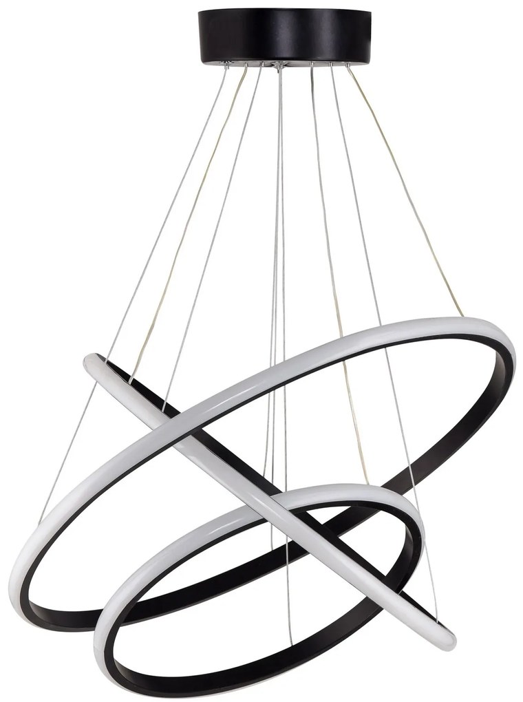 Stropní LED svítidlo URSAE černé/neutrální bílá