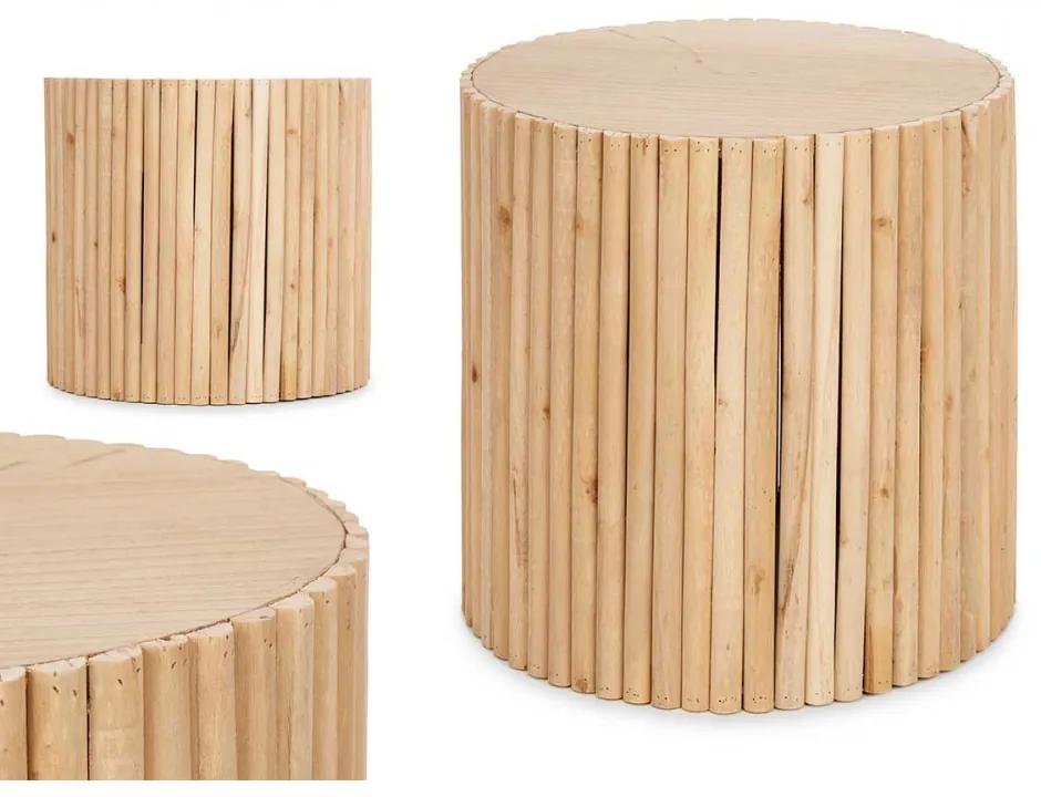 Konferenčný stolík PAOLO s doskou z dreva