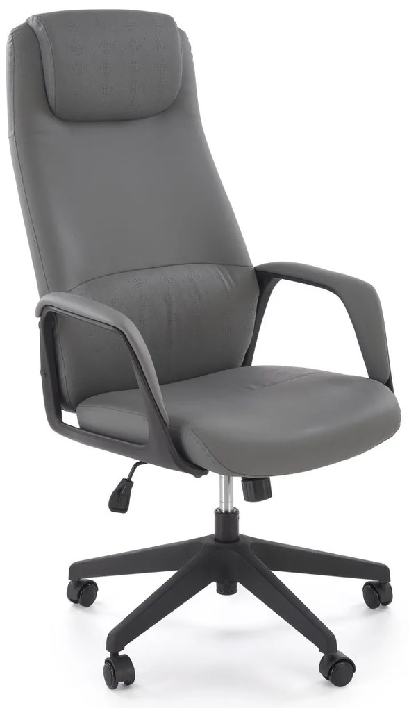 Kancelárska stolička RAZOR ekokoža sivá