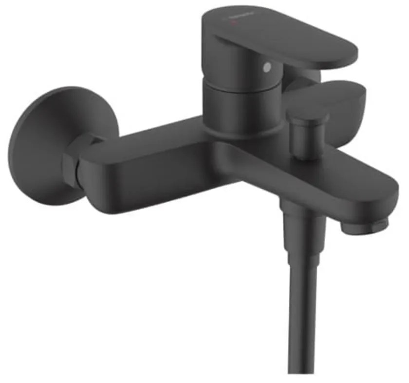 Vaňová batéria Hansgrohe Vernis Blend bez sprchového setu 150 mm čierny mat 71440670