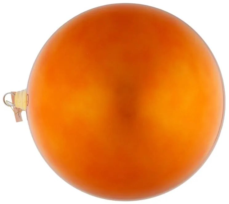 DECOLED Plastová koule, pr. 30 cm, měděná, lesklá, UV