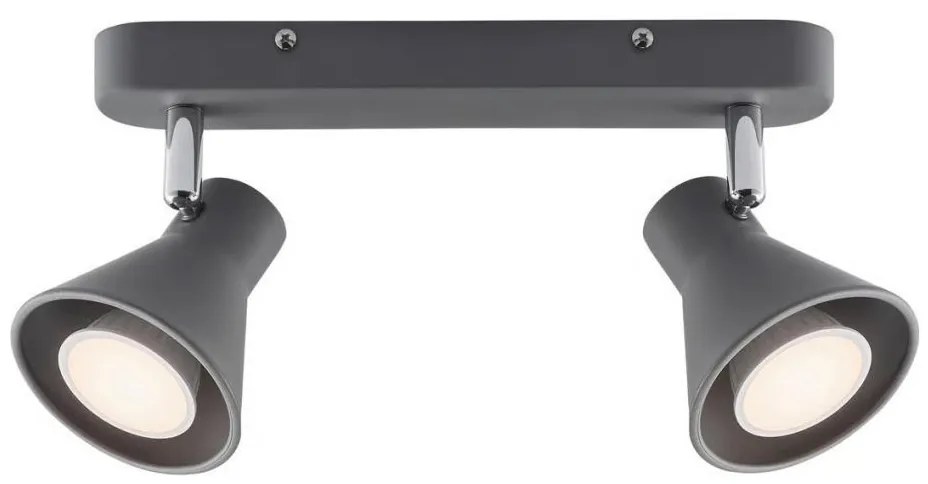 Nordlux - Bodové svietidlo EIK 2xGU10/35W/230V šedé