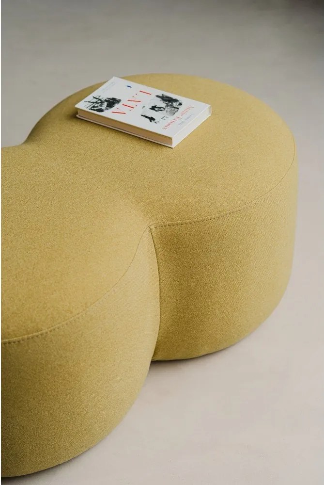 Žltý taburet Umbo – noo.ma