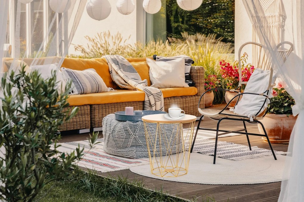 Odkladací stolík Twins Gold L