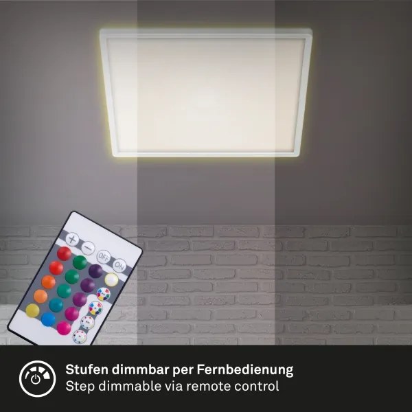 Briloner 7091-416 - LED RGBW Stmievateľné stropné svietidlo SLIM LED/22W/230V + DO