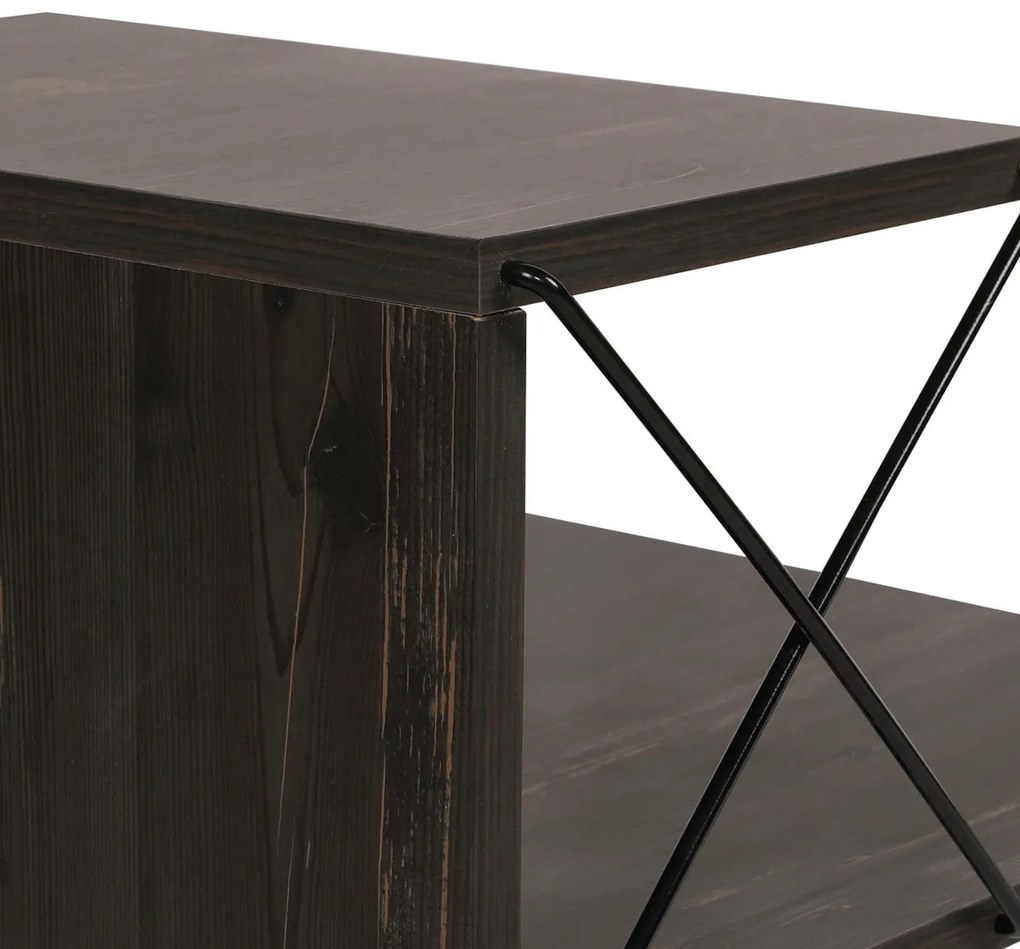 Nočný stolík Cross Dark Brown
