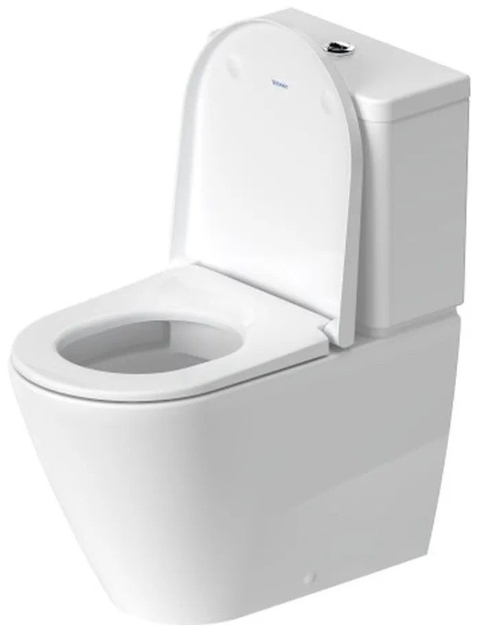 Duravit D-Neo - Stojace WC Kombi Duravit Rimless® 650x370 mm, biela 2002090000