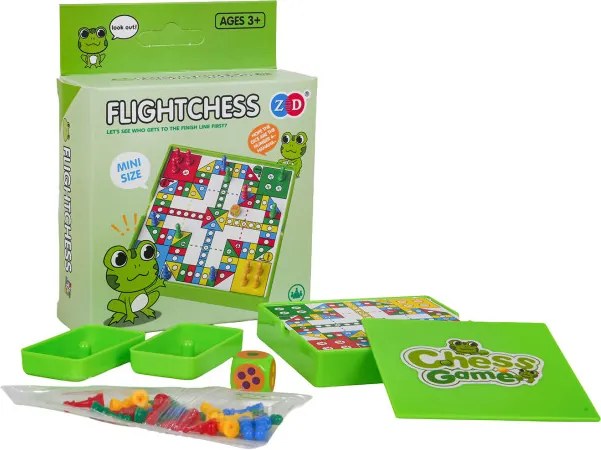 Spoločenská hra LUDO MINI Žaba zelená