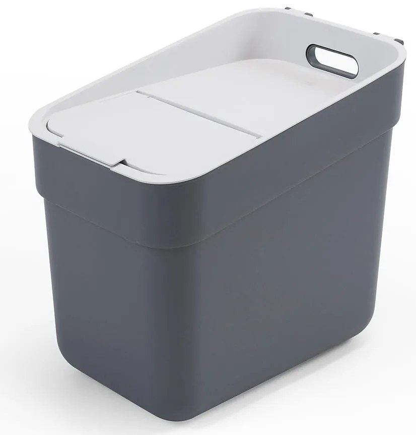 Kôš na segregáciu smetí 20l 252021 tmavošedá/svetlošedá