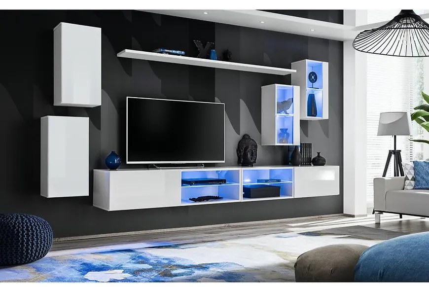 Obývacia Stena Switch Xxv  Biely