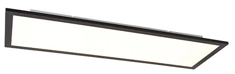 Stropné svietidlo čierne 80 cm vrátane LED s diaľkovým ovládaním - Live
