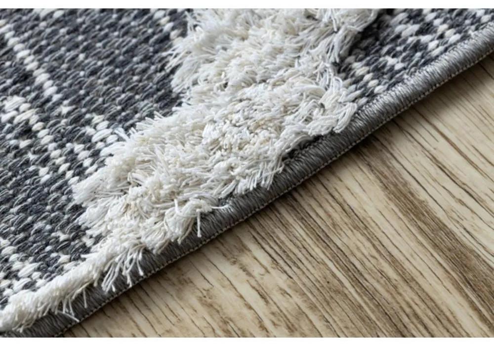 Kusový koberec Claris sivý 136x190cm