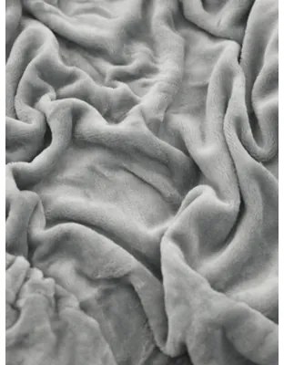 MKLuzkoviny.cz Plachta mikroplyš 160 × 200 cm – svetlosivá