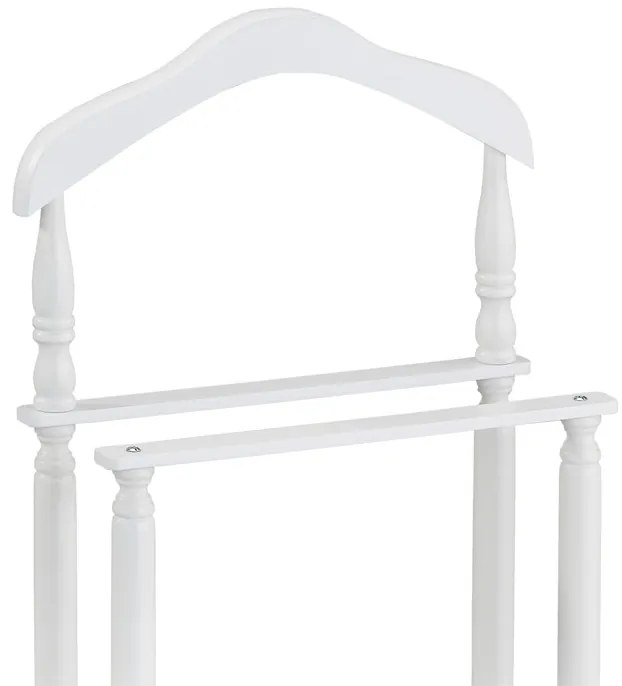 Autronic BONTEC Nemý sluha, masív, biela, 20652-04 WT Farba: Biela